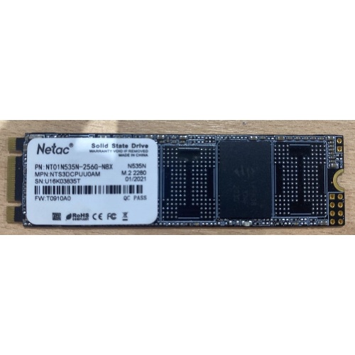 (Отсутствует оригинальная упаковка товара) SSD накопитель Netac N535N M.2 SATA 2280 256GB